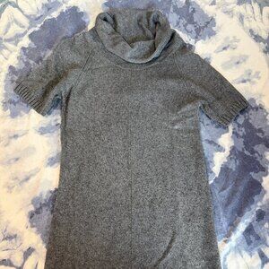 Bryn Walker Grey Wool Sweater Dress – Size M – Short Sleeve